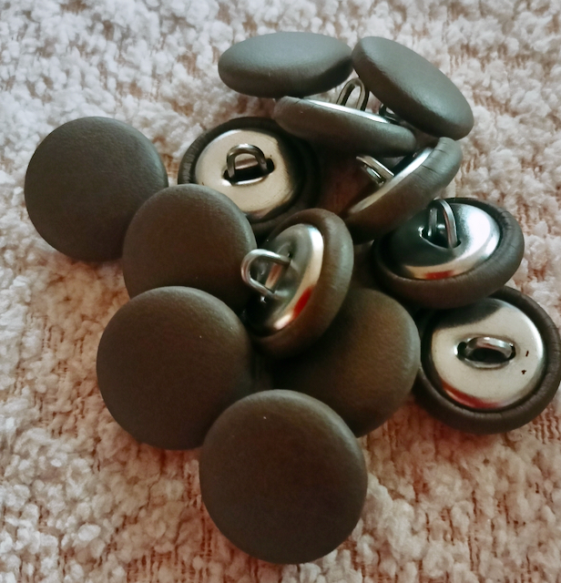 Taupe Dunkel echtes Leder - 1